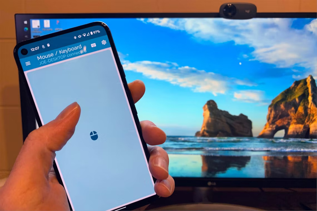 使用 Android 手机作为电脑鼠标