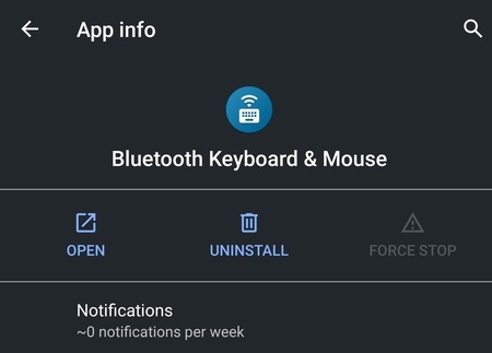 Bluetooth Keyboard & Mouse 应用信息